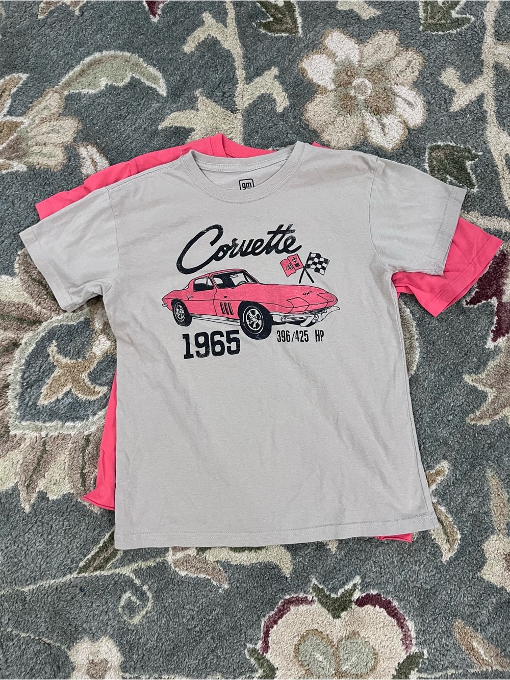 BUNDLE OF TWO General Motors Corvette & Camaro Womens Tee Shirts size XS